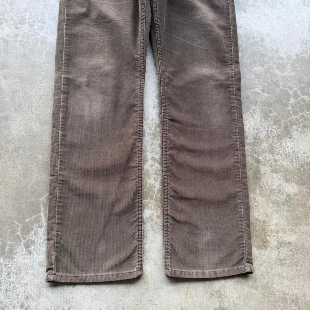 Vintage Levi's brown corduroy wide leg pants men's size tagged 33x30 - Picture 2 of 8